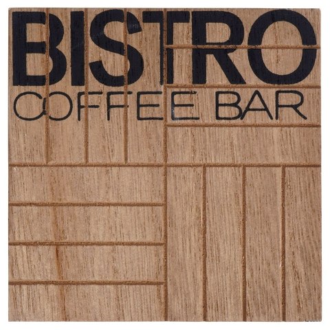 Podstawki podkładki pod kubek kubki ze stojakiem BISTRO 5-ele VILDE 259338