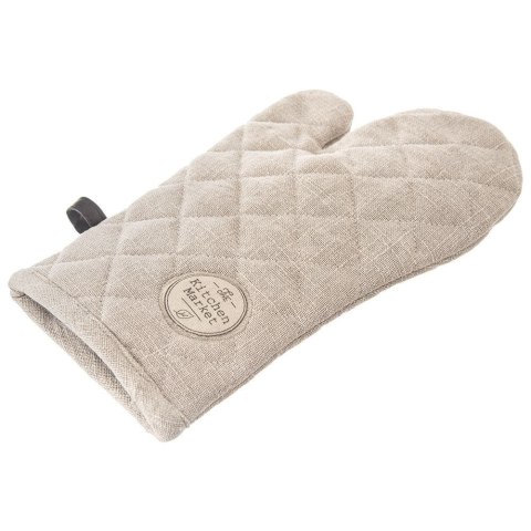 Rękawica kuchenna bawełniana beżowa 32cm EXCELLENT HOUSEWARE 153906
