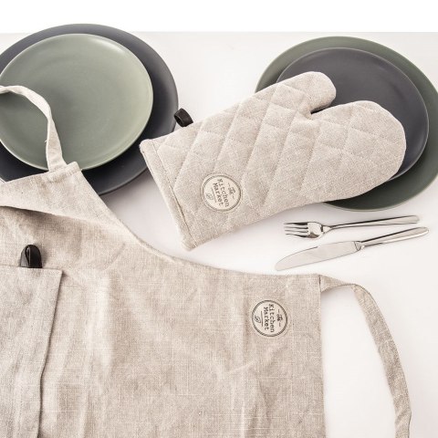 Rękawica kuchenna bawełniana beżowa 32cm EXCELLENT HOUSEWARE 153906