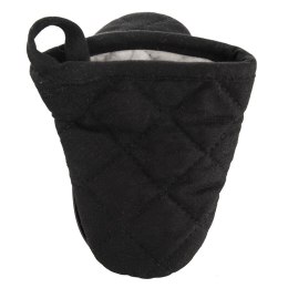 Rękawica kuchenna bawełniana czarna z magnesem 15cm ORION 153905