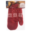 Rękawica kuchenna bawełniana czerwona z magnesem 30.5cm ORION 153901