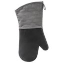 Rękawica kuchenna silikonowa czarna do ciepłych naczyń 40x20cm ORION 153911