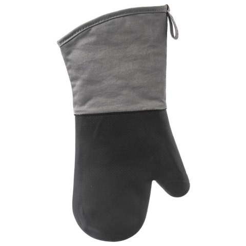 Rękawica kuchenna silikonowa czarna do ciepłych naczyń 40x20cm ORION 153911