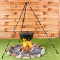 Stojak na kociołek garnek na ognisko trójnóg ruszt żeliwny 120cm ORION 111056