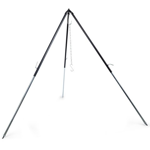 Stojak na kociołek na ognisko ruszt STAL regulowany trójnóg 150cm AMBIANCE 489316