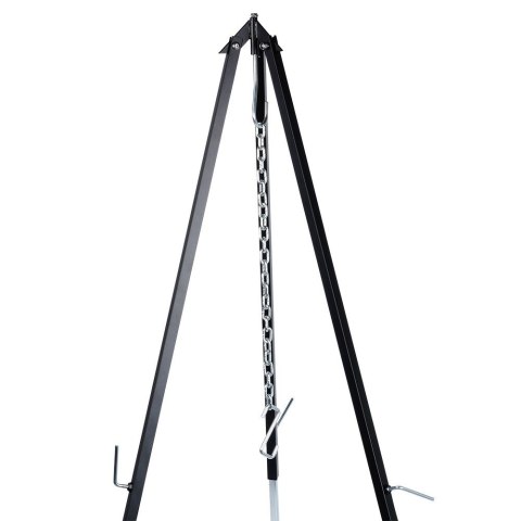 Stojak na kociołek na ognisko ruszt STAL regulowany trójnóg 150cm AMBIANCE 489316