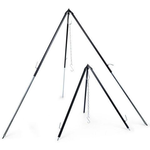 Stojak na kociołek na ognisko ruszt STAL regulowany trójnóg 150cm AMBIANCE 489316