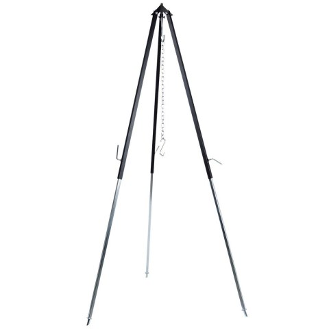 Stojak na kociołek na ognisko ruszt STAL regulowany trójnóg 150cm AMBIANCE 489316