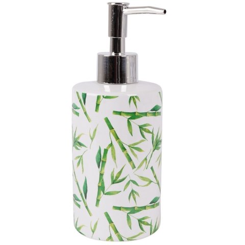 Zestaw łazienkowy ceramiczny biały bambus 310ml 4 elementy BATHROOM SOLUTIONS 569462