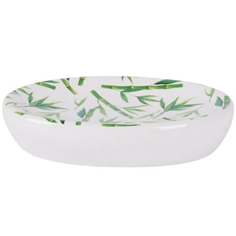 Zestaw łazienkowy ceramiczny biały bambus 310ml 4 elementy BATHROOM SOLUTIONS 569462