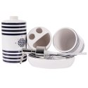 Zestaw łazienkowy ceramiczny biały marynistyczny 310ml 4 elementy BATHROOM SOLUTIONS 569463