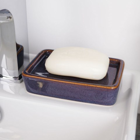 Zestaw łazienkowy ceramiczny granatowy 410ml 4 elementy BATHROOM SOLUTIONS 569464