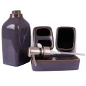 Zestaw łazienkowy ceramiczny granatowy 410ml 4 elementy BATHROOM SOLUTIONS 569464