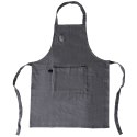 Fartuch kuchenny bawełniany wiązany ciemnoszary ORION 960869
