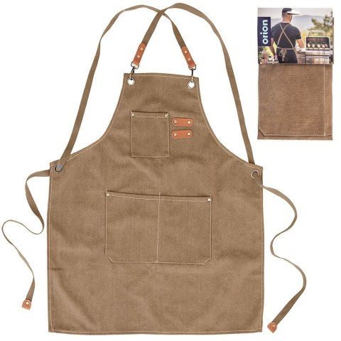 Fartuch kuchenny wiązany fartuszek brązowy ORION 960870