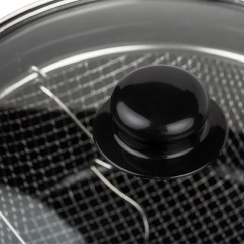 Garnek do smażenia frytek w głębokim oleju emaliowany z sitkiem 24.5 cm 4L NAVA 10-053-003