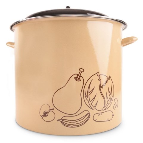 Garnek do wekowania gotowania słoików emaliowany z akcesoriami 3-ele ORION 111898