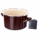 Garnek emaliowany indukcja na indukcję gaz BROWN 20 cm 3L ORION 113332