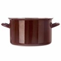Garnek emaliowany indukcja na indukcję gaz BROWN 22 cm 4L ORION 113333
