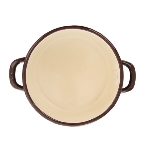 Garnek emaliowany indukcja na indukcję gaz brązowy BROWN 16 cm 1.5L ORION 113159
