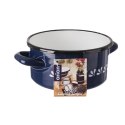 Garnek emaliowany indukcja na indukcję gaz niebieski MODROBILA 16 cm 1.5L ORION 113508