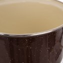 Garnek emaliowany z pokrywką indukcja brązowy BROWN 18 cm 2.5L ORION 113160