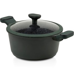 Garnek granitowy ze szklaną pokrywką indukcja IMPERIAL 28 cm 6.5L NAVA 10-302-062
