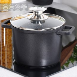 Garnek granitowy ze szklaną pokrywką indukcja wysoki GRANDE 2L ORION 113315