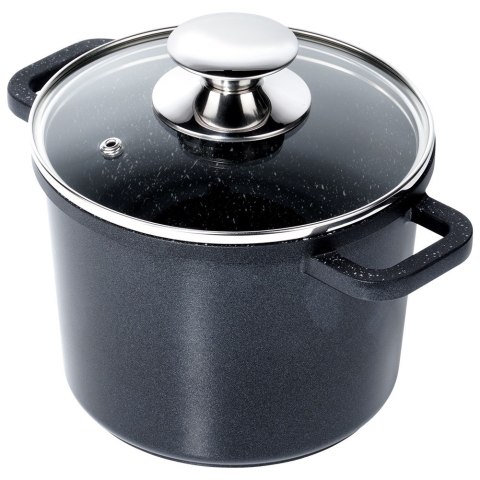 Garnek granitowy ze szklaną pokrywką indukcja wysoki GRANDE 2L ORION 113315
