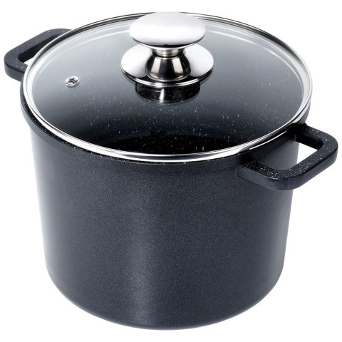 Garnek granitowy ze szklaną pokrywką indukcja wysoki GRANDE 4.2L ORION 113316