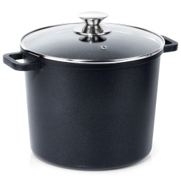 Garnek granitowy ze szklaną pokrywką indukcja wysoki GRANDE 7.6L ORION 113317