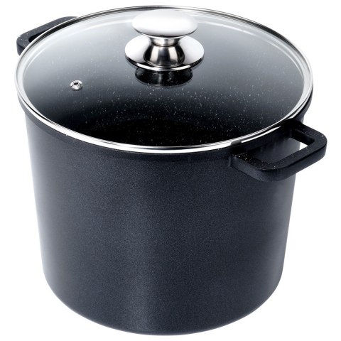 Garnek granitowy ze szklaną pokrywką indukcja wysoki GRANDE 7.6L ORION 113317