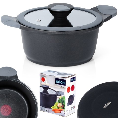 Garnek nieprzywierający ze wskaźnikiem nagrzania GALI 20 cm 2.5L ORION 113319