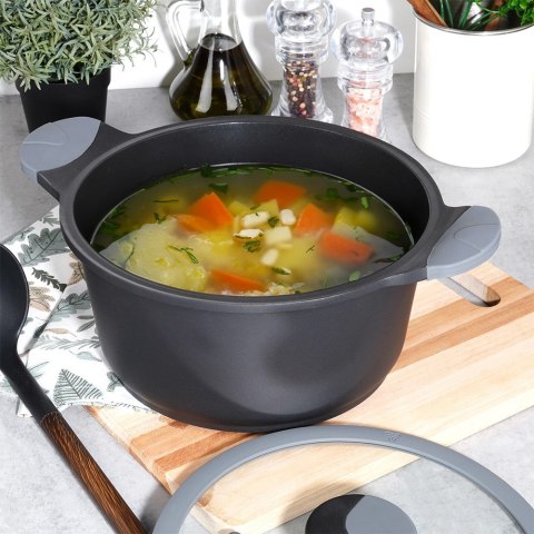 Garnek nieprzywierający ze wskaźnikiem nagrzania GALI 24 cm 4.5L ORION 113320