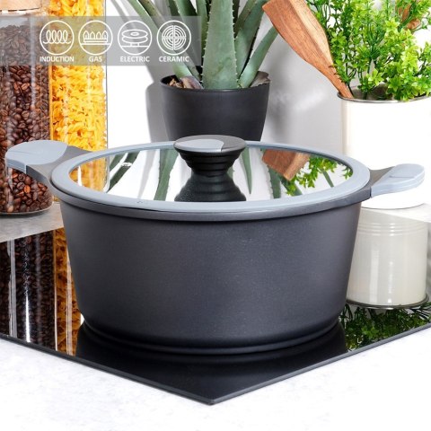 Garnek nieprzywierający ze wskaźnikiem nagrzania GALI 28 cm 7L ORION 113321