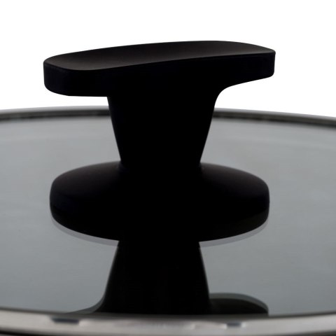 Garnek stalowy do gotowania z pokrywką indukcja ACER 24 cm 6L NAVA 10-268-003