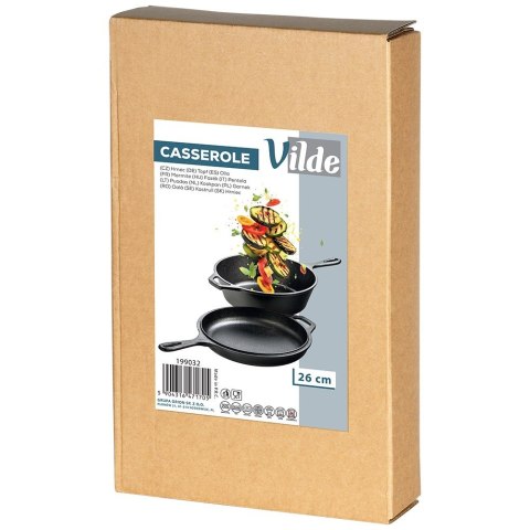 Garnek z patelnią żeliwne zestaw komplet 24 cm / 3.5L CAST LINE VILDE 199032