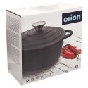 Garnek żeliwny z pokrywką ciężki na indukcję gaz LITINA 23 cm 4L ORION 113302