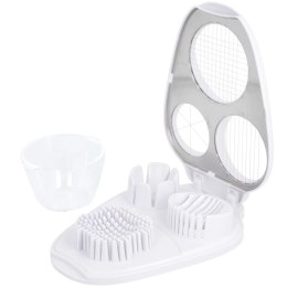 Krajalnica do jajek jajka pieczarek metalowa 3W1 w kostkę plastry ćwiartki BRUNBESTE BB-3366