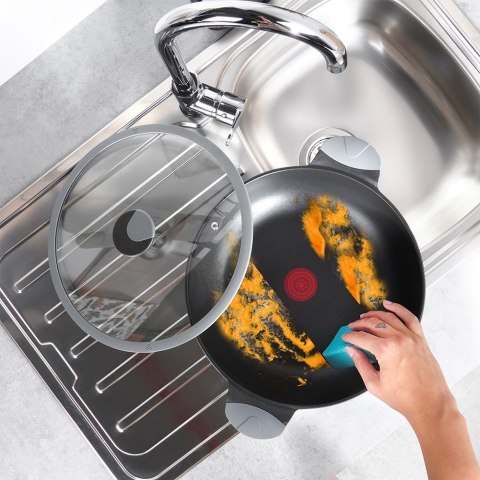 Patelnia głęboka nieprzywierająca wskaźnik nagrzania GALI 32 cm 5L ORION 113322