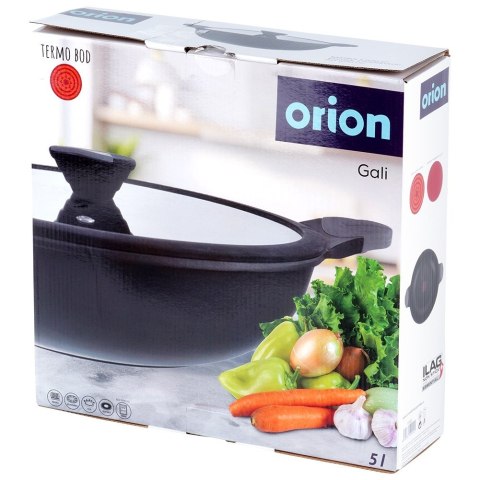 Patelnia głęboka nieprzywierająca wskaźnik nagrzania GALI 32 cm 5L ORION 113322