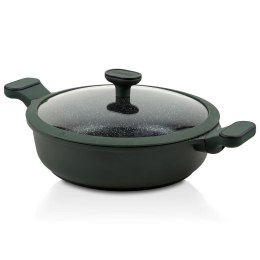 Patelnia granitowa głęboka ze szklaną pokrywką IMPERIAL 26 cm 3.5L NAVA 10-302-071