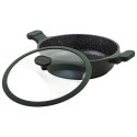 Patelnia granitowa głęboka ze szklaną pokrywką IMPERIAL 26 cm 3.5L NAVA 10-302-071