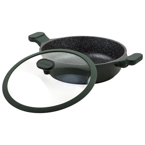 Patelnia granitowa głęboka ze szklaną pokrywką IMPERIAL 26 cm 3.5L NAVA 10-302-071