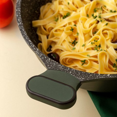 Patelnia granitowa głęboka ze szklaną pokrywką IMPERIAL 26 cm 3.5L NAVA 10-302-071