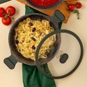 Patelnia granitowa głęboka ze szklaną pokrywką IMPERIAL 26 cm 3.5L NAVA 10-302-071
