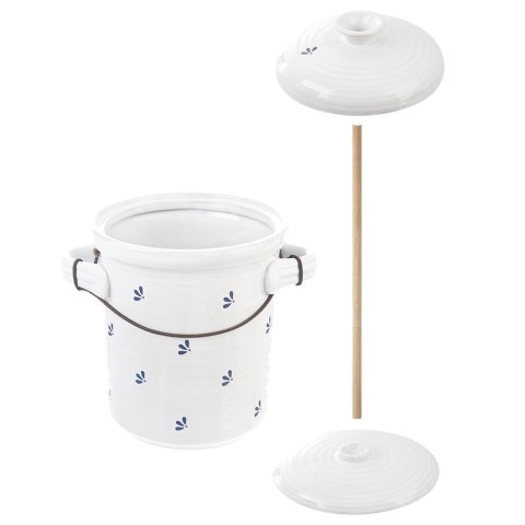 Pojemnik garnek do kiszenia kapusty ogórków ceramiczny MODROBILA 2.5L ORION 127604