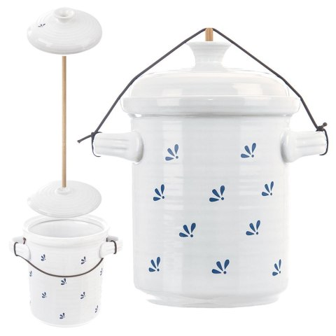 Pojemnik garnek do kiszenia kapusty ogórków ceramiczny MODROBILA 2.5L ORION 127604