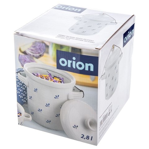 Pojemnik garnek do kiszenia kapusty ogórków ceramiczny MODROBILA 2.5L ORION 127604