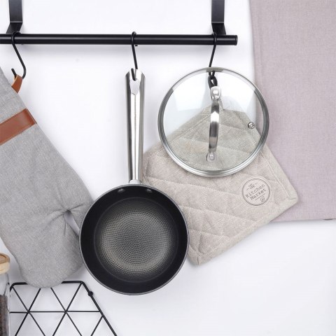 Rondel żeliwny ze szklaną pokrywką ciężki indukcja ATLAS 16 cm 1L NAVA 10-205-055